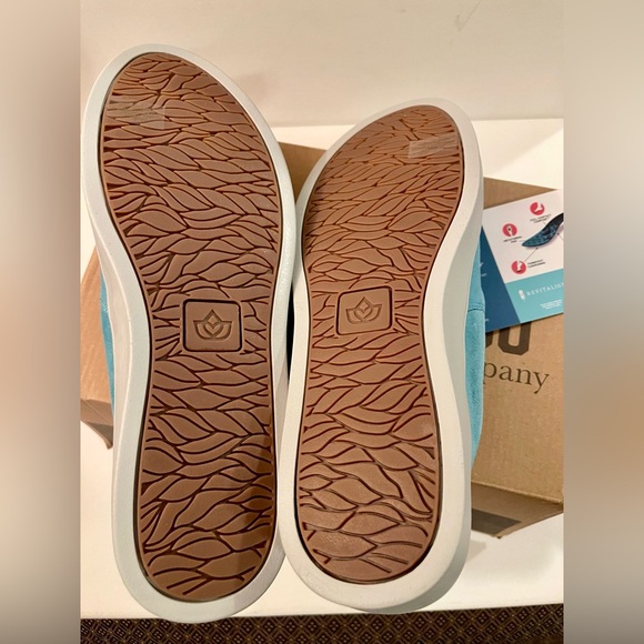 NIB SPENCO ORTHOTIC SAYLOR AQUA LEATHER SLIP-ON EU 39.5B or 8.5M - Picture 9 of 12